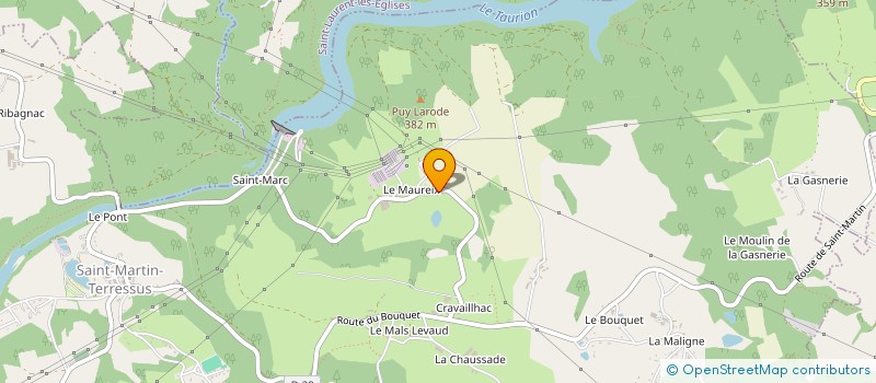 localisation de l'entreprise MONSIEUR XAVIER PINTO à SAINT-MARTIN-TERRESSUS