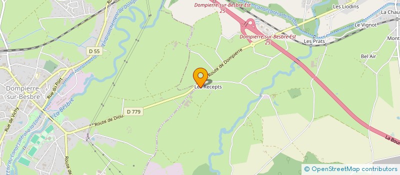 localisation de l'entreprise MONSIEUR XAVIER PIQUET à DOMPIERRE-SUR-BESBRE