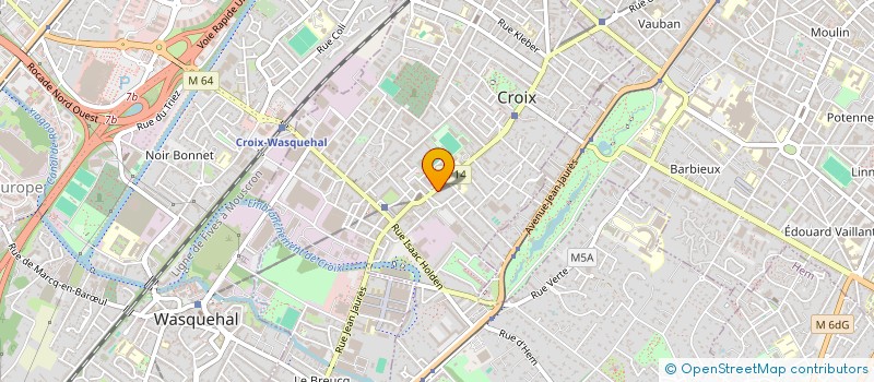 localisation de l'entreprise MONSIEUR XAVIER PISCITELLO  CROIX