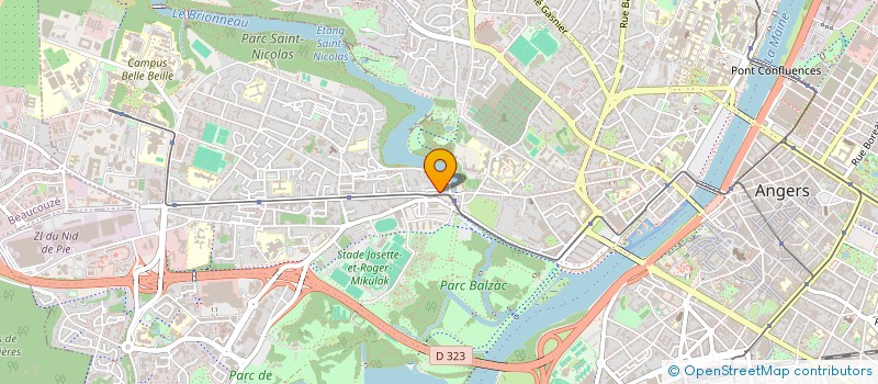 localisation de l'entreprise MONSIEUR XAVIER PITHON à ANGERS