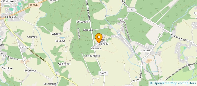 localisation de l'entreprise MONSIEUR XAVIER PLACHOT  SAUBUSSE