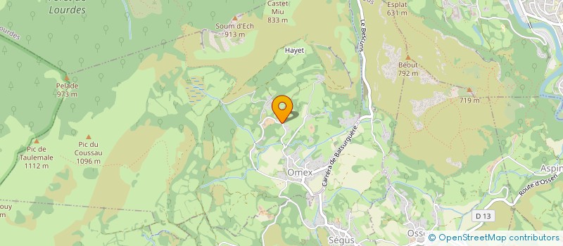 localisation de l'entreprise MONSIEUR XAVIER PLAGNET  OMEX