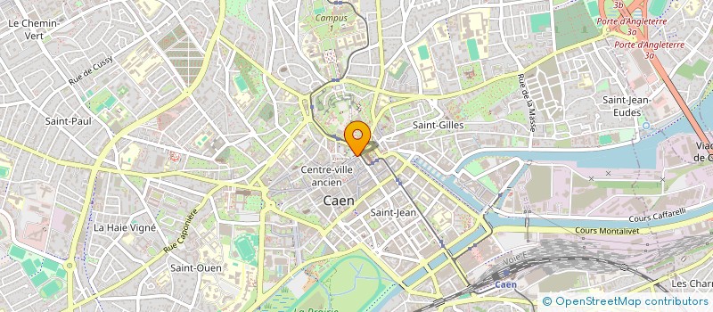 localisation de l'entreprise MONSIEUR XAVIER PLANCHON à CAEN