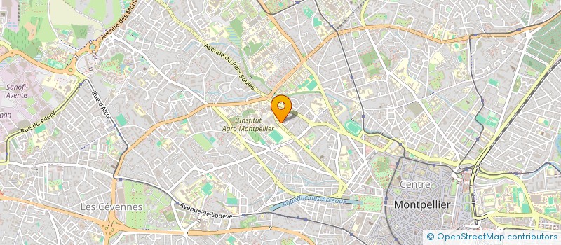 localisation de l'entreprise MONSIEUR XAVIER PLANCHOT à MONTPELLIER