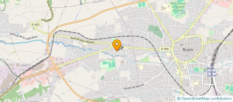 localisation de l'entreprise MONSIEUR XAVIER PLATEL  MOZAC