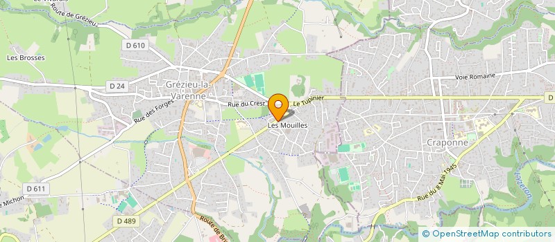 localisation de l'entreprise MONSIEUR XAVIER PLUVY  GREZIEU-LA-VARENNE