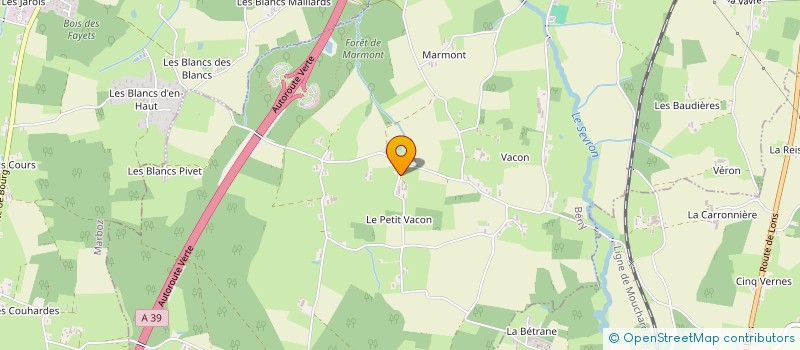 localisation de l'entreprise MONSIEUR XAVIER POBEL  BENY