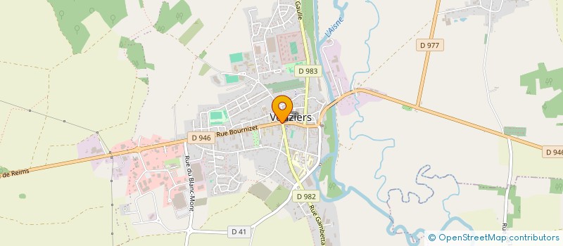 localisation de l'entreprise MONSIEUR XAVIER POILLY  VOUZIERS