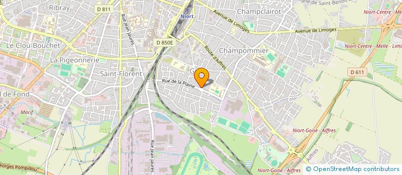 localisation de l'entreprise MONSIEUR XAVIER POINT à NIORT