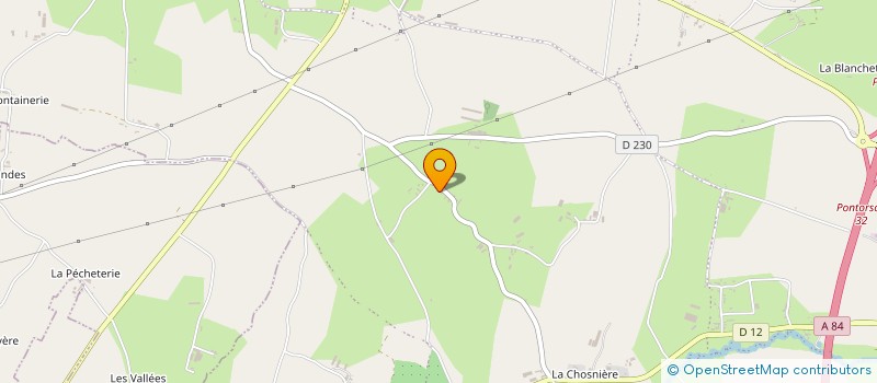 localisation de l'entreprise MONSIEUR XAVIER POISSON  SAINT-JAMES