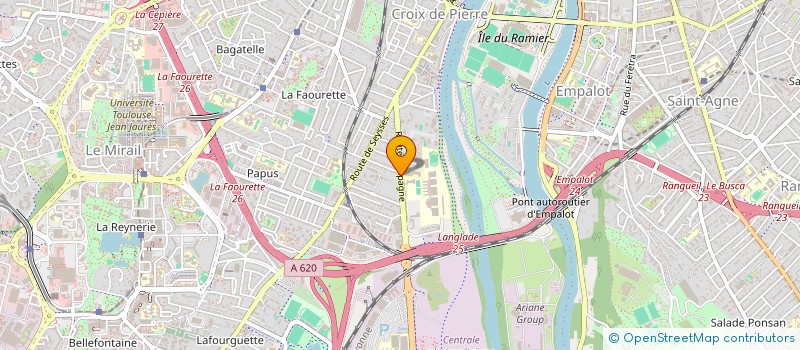 localisation de l'entreprise MONSIEUR XAVIER POITEVIN  TOULOUSE