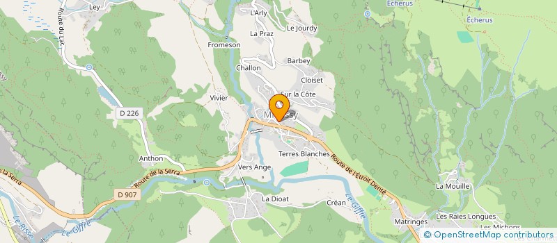 localisation de l'entreprise MONSIEUR XAVIER POLI  LA GRAND-COMBE