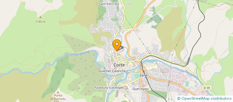localisation de l'entreprise MONSIEUR XAVIER POLI à CORTE