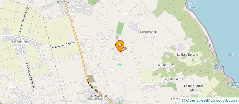 localisation de l'entreprise MONSIEUR XAVIER PONIN à SAINT-FRANCOIS