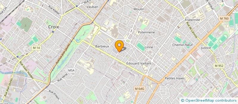 localisation de l'entreprise MONSIEUR XAVIER PORTAIS  ROUBAIX