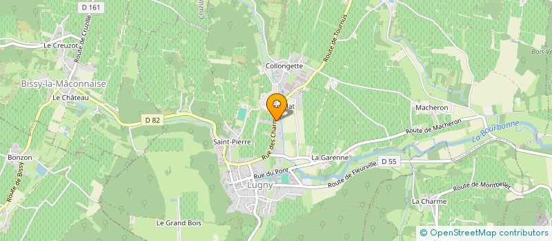localisation de l'entreprise MONSIEUR XAVIER POTHIER à LUGNY