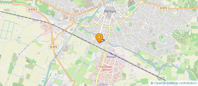 localisation de l'entreprise MONSIEUR XAVIER POUJOULAT  PERTUIS