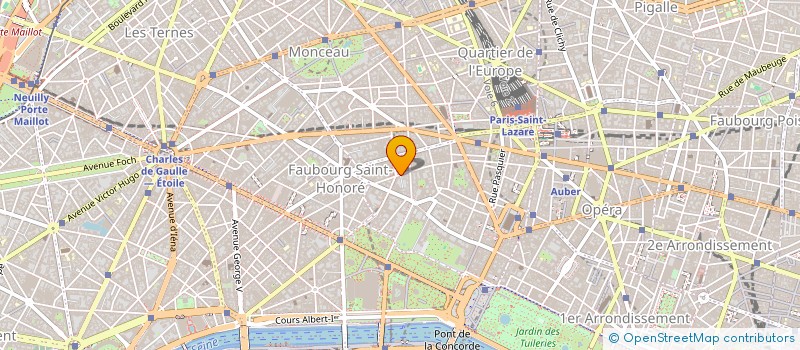 localisation de l'entreprise MONSIEUR XAVIER POULET  PARIS