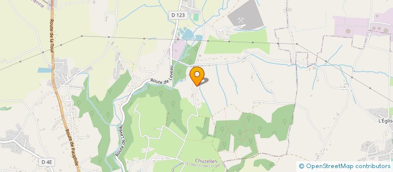 localisation de l'entreprise MONSIEUR XAVIER POURCHER  CHUZELLES