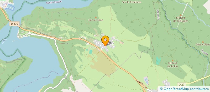 localisation de l'entreprise MONSIEUR XAVIER PRADERA  COYRON