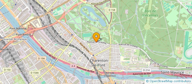 localisation de l'entreprise MONSIEUR XAVIER PRATLONG à CHARENTON-LE-PONT