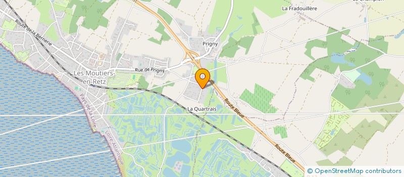 localisation de l'entreprise MONSIEUR XAVIER PRIOU  LES MOUTIERS-EN-RETZ