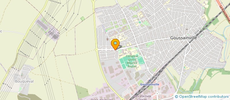localisation de l'entreprise MONSIEUR XAVIER PROMENEUR  GOUSSAINVILLE