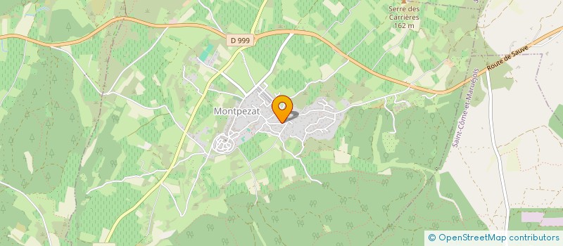 localisation de l'entreprise MONSIEUR XAVIER PRUDHOMME  MONTPEZAT