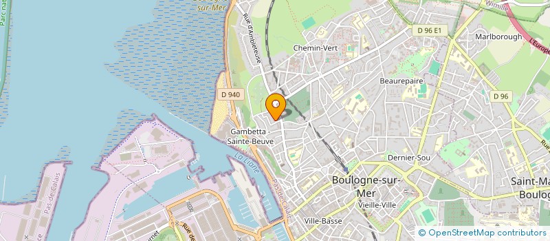 localisation de l'entreprise MONSIEUR XAVIER PRUVOST à BOULOGNE-SUR-MER