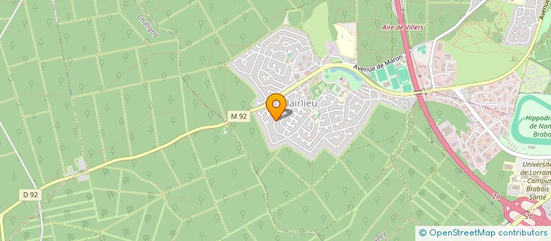 localisation de l'entreprise MONSIEUR XAVIER PUCCIO  VILLERS-LES-NANCY