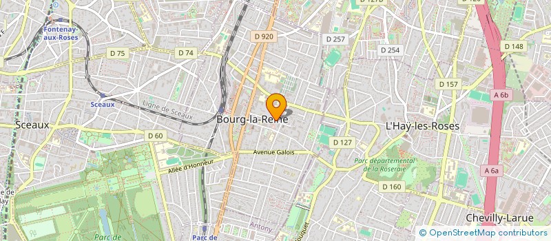 localisation de l'entreprise MONSIEUR XAVIER PUECHAL à BOURG-LA-REINE