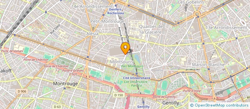 localisation de l'entreprise MONSIEUR XAVIER PUGA  PARIS