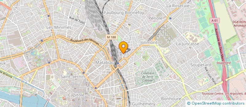 localisation de l'entreprise MONSIEUR XAVIER PUJOL  TOULOUSE