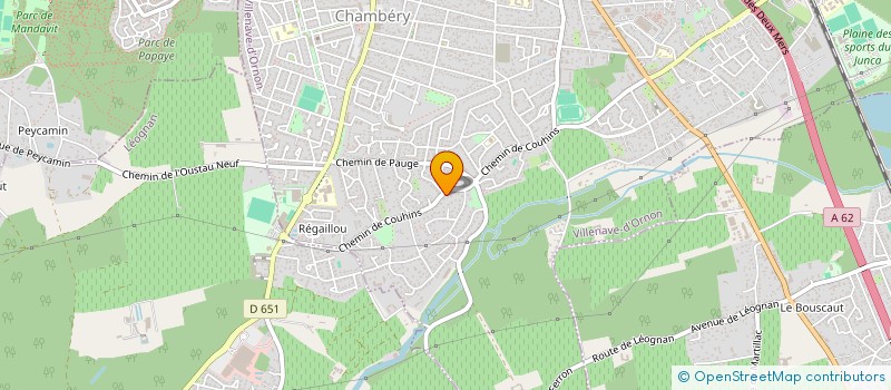 localisation de l'entreprise MONSIEUR XAVIER PUJOS  VILLENAVE-D'ORNON