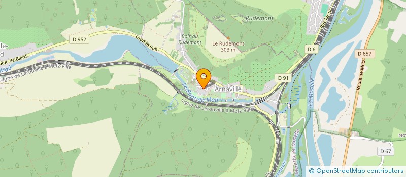 localisation de l'entreprise MONSIEUR XAVIER RABINEAU  ARNAVILLE