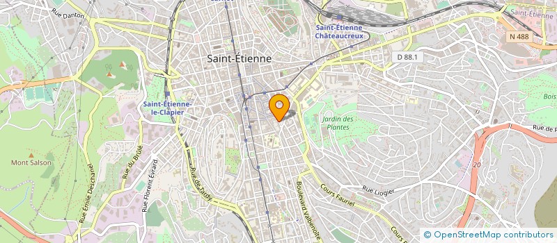 localisation de l'entreprise MONSIEUR XAVIER RADDE à SAINT-ETIENNE