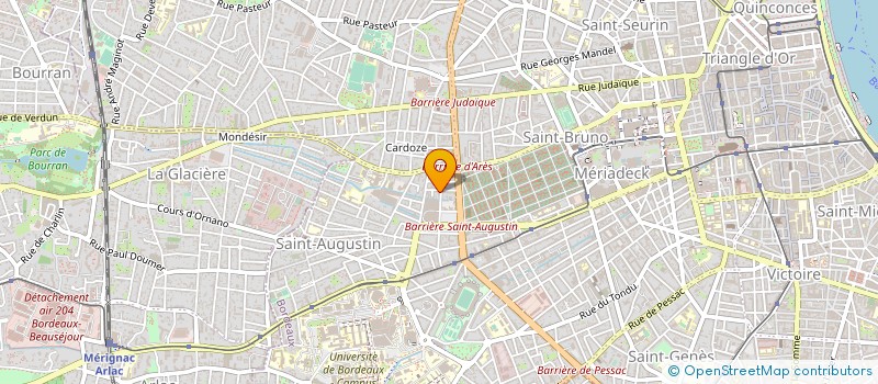 localisation de l'entreprise MONSIEUR XAVIER RAFFALLI à BORDEAUX