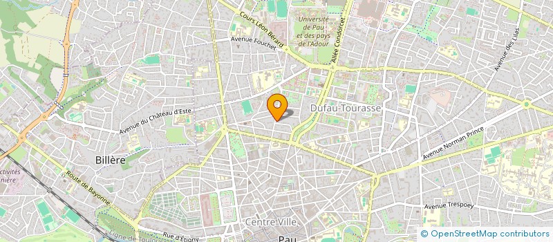 localisation de l'entreprise MONSIEUR XAVIER RAFFANEL à PAU