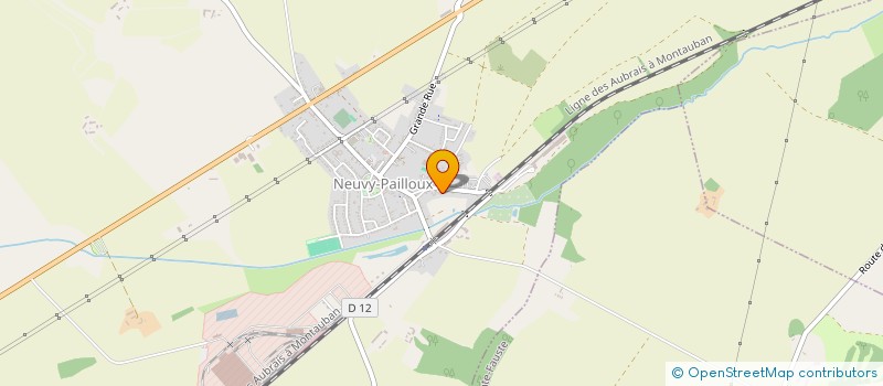 localisation de l'entreprise MONSIEUR XAVIER RAIMBAULT à NEUVY-PAILLOUX