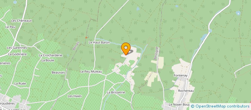 localisation de l'entreprise MONSIEUR XAVIER RANCHER  RESTIGNE