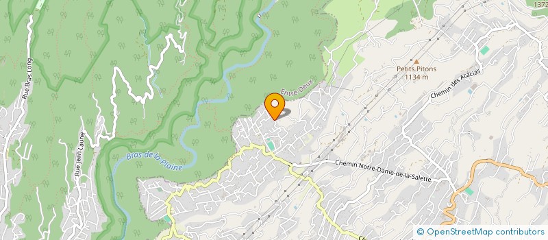 localisation de l'entreprise MONSIEUR XAVIER REBECA  LE TAMPON