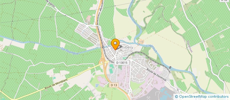 localisation de l'entreprise MONSIEUR XAVIER REIBEL à SAINT-THIBERY