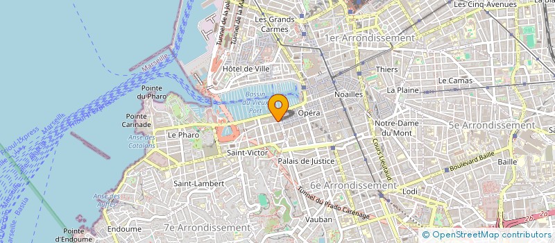 localisation de l'entreprise MONSIEUR XAVIER RELIAT  MARSEILLE