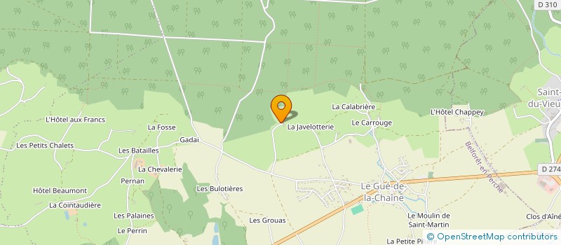 localisation de l'entreprise MONSIEUR XAVIER REMY à BELFORET-EN-PERCHE