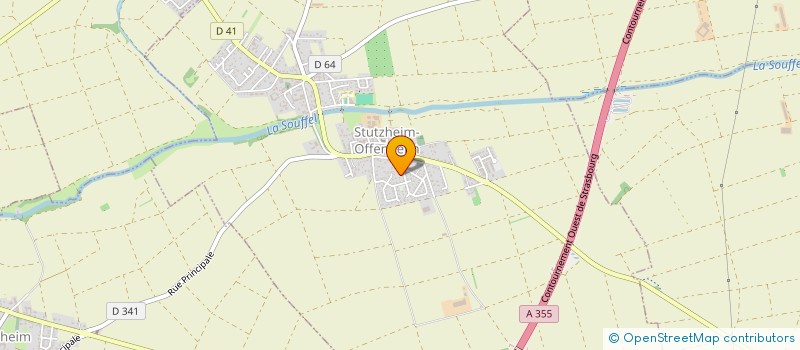 localisation de l'entreprise MONSIEUR XAVIER RENAUD  STUTZHEIM-OFFENHEIM