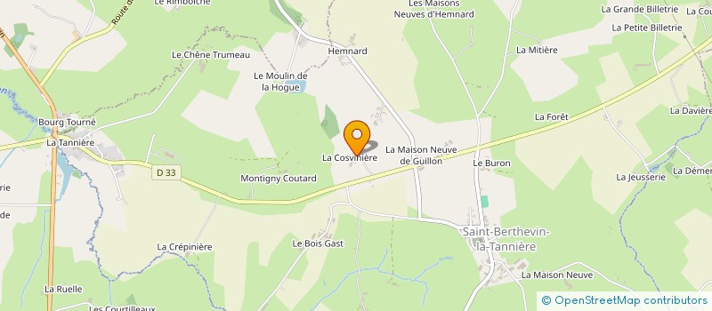 localisation de l'entreprise MONSIEUR XAVIER RENAULT à SAINT-BERTHEVIN-LA-TANNIERE