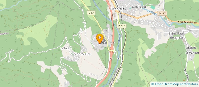 localisation de l'entreprise MONSIEUR XAVIER RENAULT à MONTOULIEU