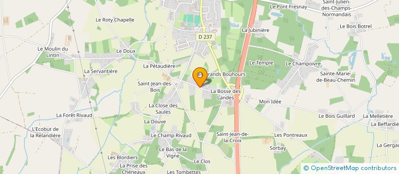 localisation de l'entreprise MONSIEUR XAVIER REVEILLERE  HERIC