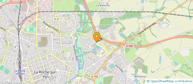 localisation de l'entreprise MONSIEUR XAVIER REZEAU à LA ROCHE-SUR-YON