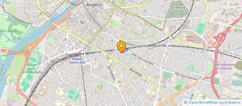 localisation de l'entreprise MONSIEUR XAVIER RIANT à ANGERS